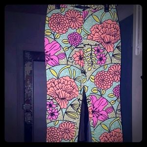 NWT Ter et Bantine multicolor cotton pants size 42